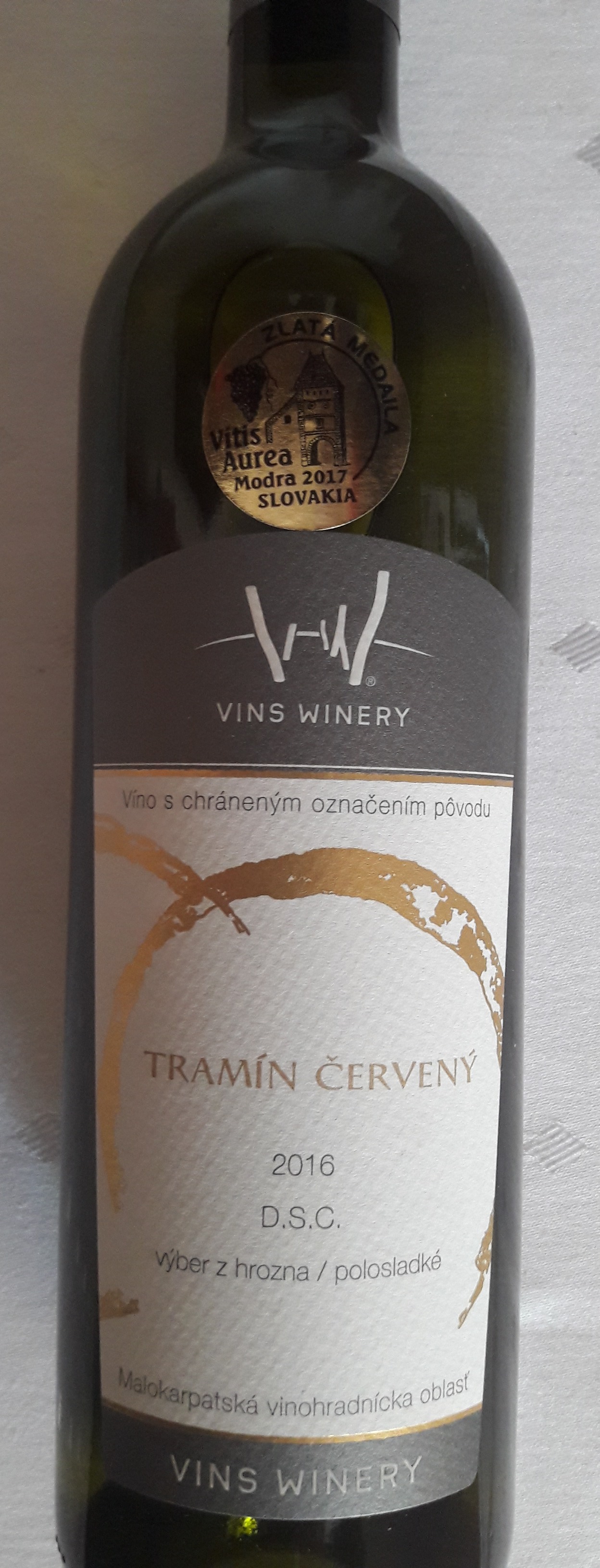 Tramín červený Vins Winery