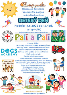 DETSKÝ DEŇ - nedeľa 14.6. od 13.hod. - Vstup voľný