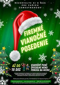 FIREMNÉ VIANOČNÉ POSEDENIE - až do 18. decembra